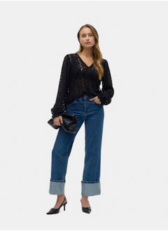 VERO MODA Vmriri Lace Ls Top Faw Exp  - Image 1