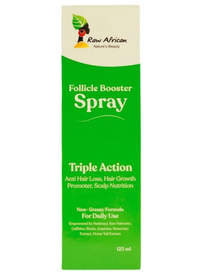 رو أفريكان بخاخ مُعزز لبصيلات الشعر - (١٢٥ مل) | مُحفز لنمو الشعر | علاج يومي لتكثيف الشعر خالٍ من الزيوت - Image 2