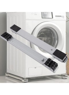 DubaiGallery Stand with Wheels Washing Machine Stand Movable Adjustable Refrigerator Base with Brake Extensible Appliance Rollers Heavy Duty is Suitable Pack of 2  - Image 2