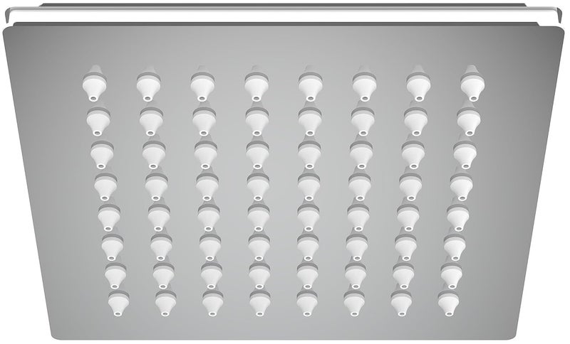 AURIGA 120mm x 120mm Rain Shower | 304 Stainless Steel | Mirror Finish | Strong & Durable | 100% Openable & Tiltable | Easy-Clean Silicone Nozzles | SMS120 - Image 1
