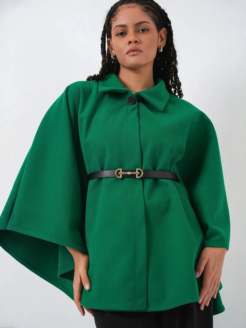 بيغ دارت BDART Belted Tweed Cape Coat