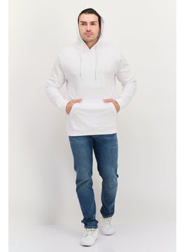 Men Hooded Brand Logo Long Sleeves Sweatshirt, White - pzsku/Z8ED73D9E10C7C154B613Z/45/_/1737641977/fce734a1-438d-4053-98e2-62880be936a1