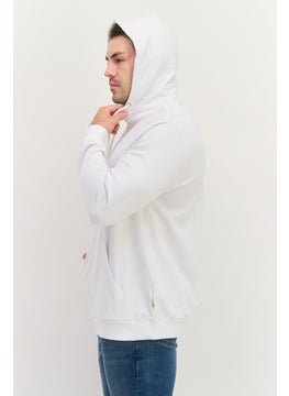 Men Hooded Brand Logo Long Sleeves Sweatshirt, White - pzsku/Z8ED73D9E10C7C154B613Z/45/_/1737641980/3ac990af-2380-43e7-b3ca-19d16481169c