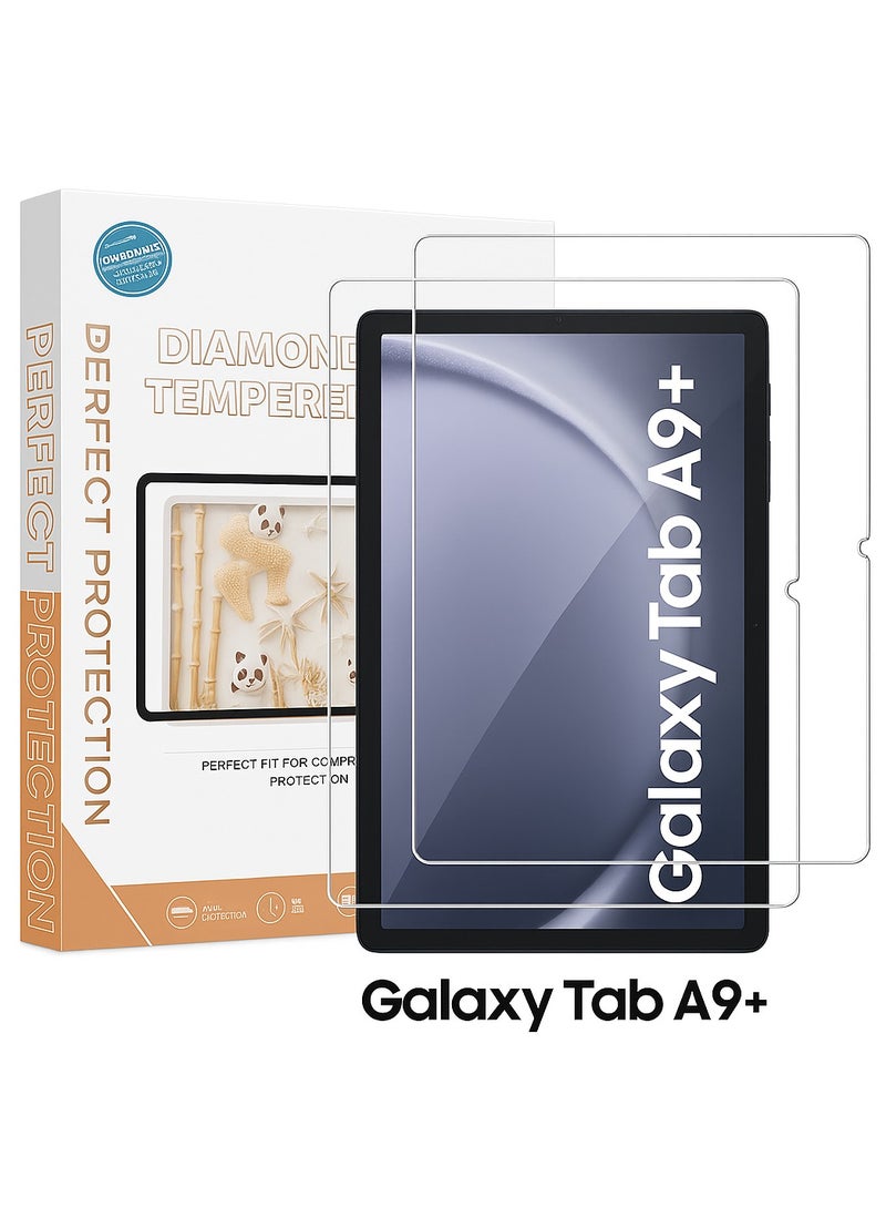 ساراونت قطعتان من واقي الشاشة 10H لجهاز Samsung Galaxy Tab A9 Plus - Image 1
