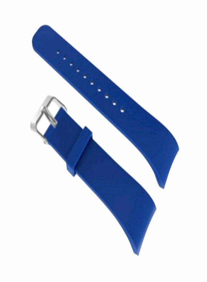 NIBEMINENT Samsung Gear Fit 2 Pro Sm R365 Premium Silicone Smart Watch Band Wrist Strap Blue  - Image 1