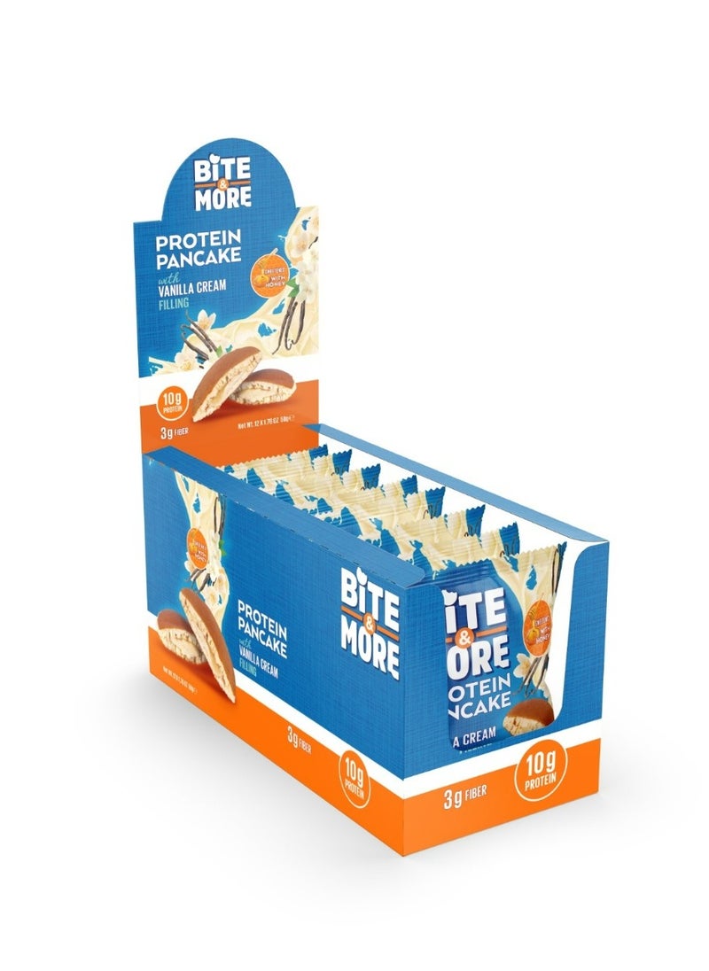 Bite & More Bite & More Protein Pancake Vanilla Cream Flavour 12x50g 600g 
