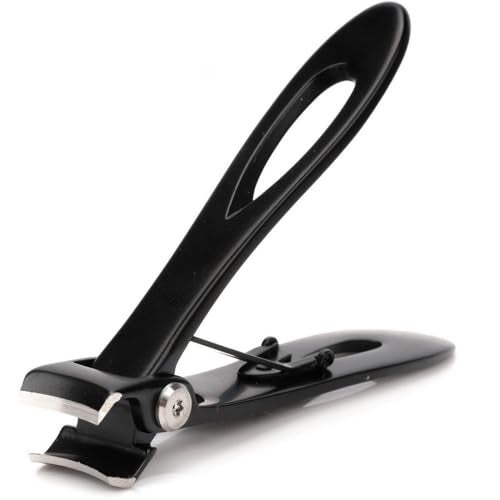 AyeVision Nail Clippers 16mm Wide Large Jaw Opening for Thick Nail Stainless Steel Black Fingernail and Toenail Nipper Cutter Podiatry Trimmer Pedicure Manicure Kit - Image 2