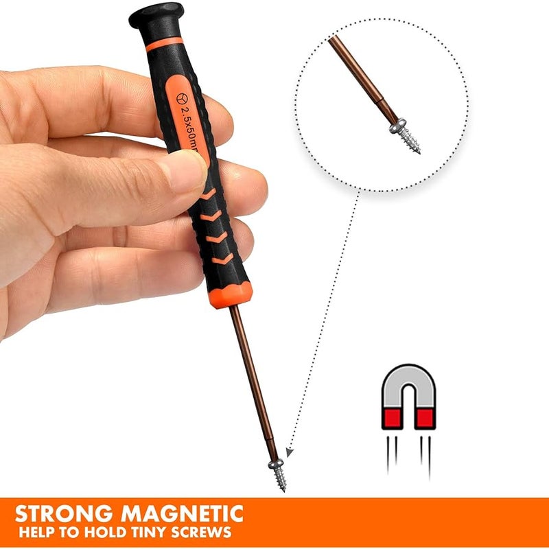 TECKMAN 2.5mm Y0 Triwing Screwdriver for Nintendo Wii U, Wii Remote and Classic Controller, Gameboy Advance, DS and DS Lite - Image 4