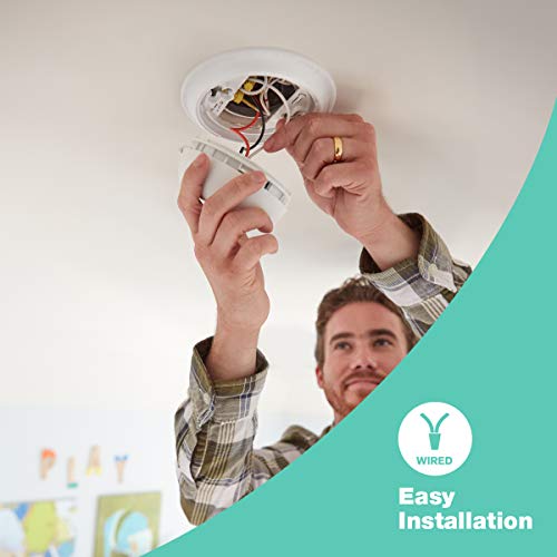 FIRST ALERT SC9120B Corded Electric Combination Alarm with Adapter Plugs for Easy Replacement - Image 4