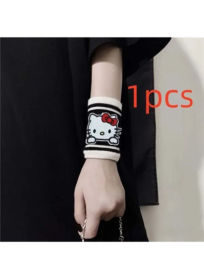 Hello Kitty Dark Series Wrist Support Bracelet Adjustable Breathable Mesh KT Wristband - Image 1