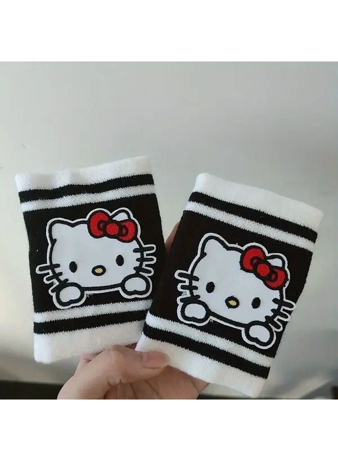 Hello Kitty Dark Series Wrist Support Bracelet Adjustable Breathable Mesh KT Wristband - Image 3
