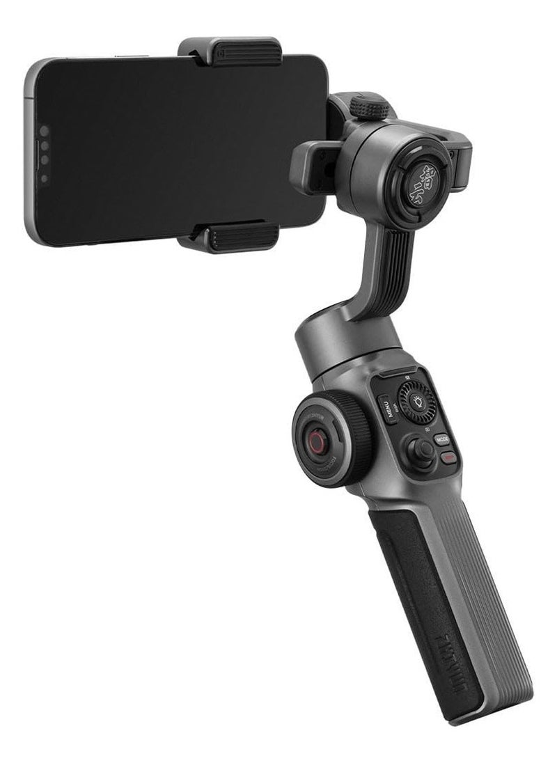 Zhiyun - Zhiyun Smooth 5S Professional Gimbal Stabilizer for Smartphone, Handheld 3-Axis Phone Gimbal, Portable Stabilizer for Vlogging, YouTube, Tiktok, Live Video Compatible with iPhone and Android - Gray - Image 1