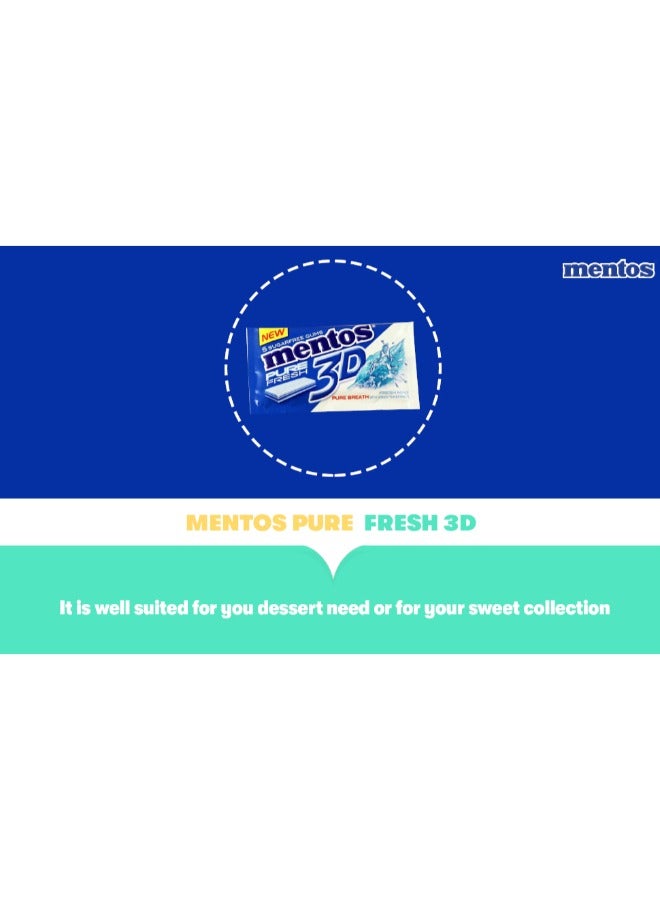 منتوس علكة ثري دي فريش مينت 8.5جم - Image 2