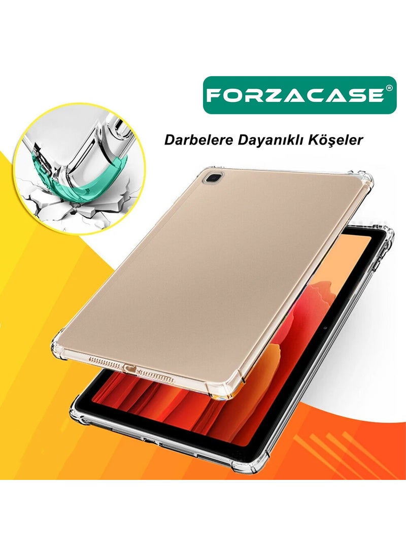 Forzacase - Samsung Galaxy Tab S8 Plus 12.4'' Anti Shock Silicone Case + Nano Screen Protection Film FC014 - Image 1