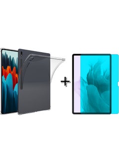 Samsung Galaxy Tab S8 Plus 12.4'' Anti Shock Silicone Case + Nano Screen Protection Film FC014