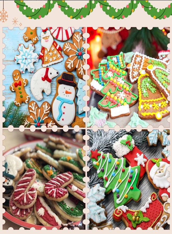 LifeisLuck Christmas Cookie Cutter Set - Snowman, Snowflake, Christmas Tree, Gingerbread Man, House, Candy Cane, Angel, Stocking, Bell, Christmas Fondant Biscuit Cutter for Holiday Winter Baking - Image 5