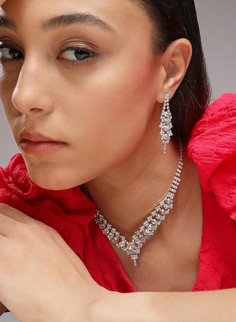 SOHI Bling Artificial Jewellery Set