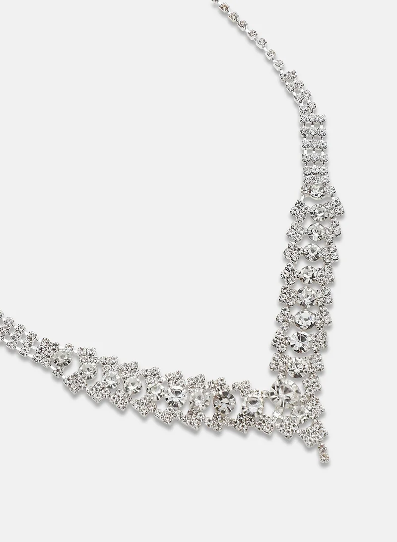 SOHI Bling Artificial Jewellery Set