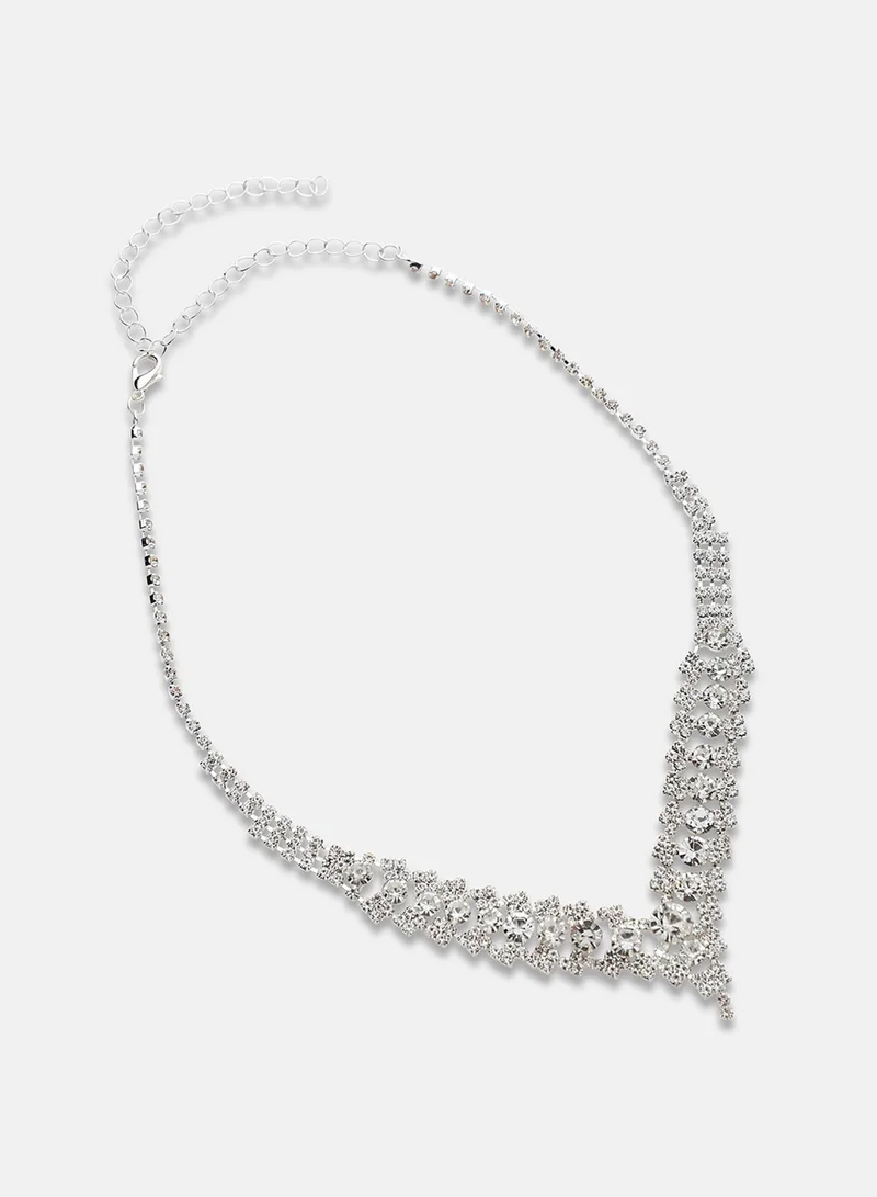 SOHI Bling Artificial Jewellery Set