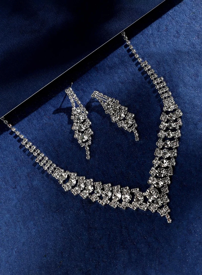 SOHI Bling Artificial Jewellery Set