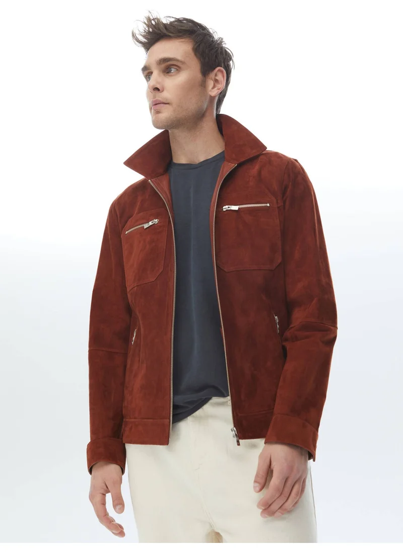 كيب Brick Leather Jacket