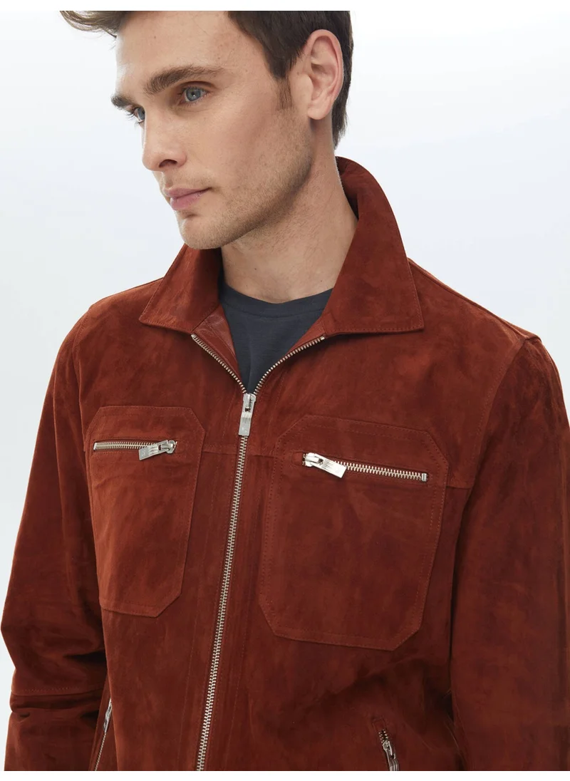 كيب Brick Leather Jacket