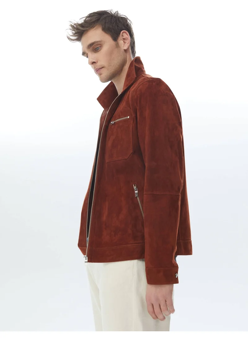 كيب Brick Leather Jacket