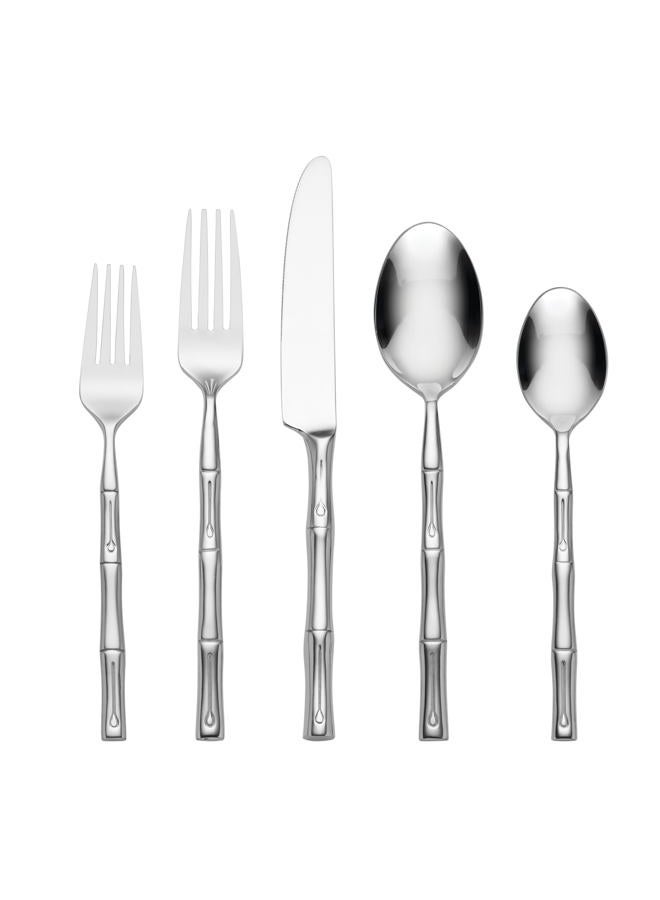 Hampton Forge Signature – Bamboo – 20 Piece Flatware Set, Service for 4 - Image 1