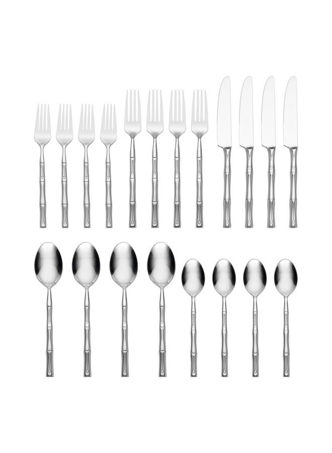 Hampton Forge Signature – Bamboo – 20 Piece Flatware Set, Service for 4 - Image 2