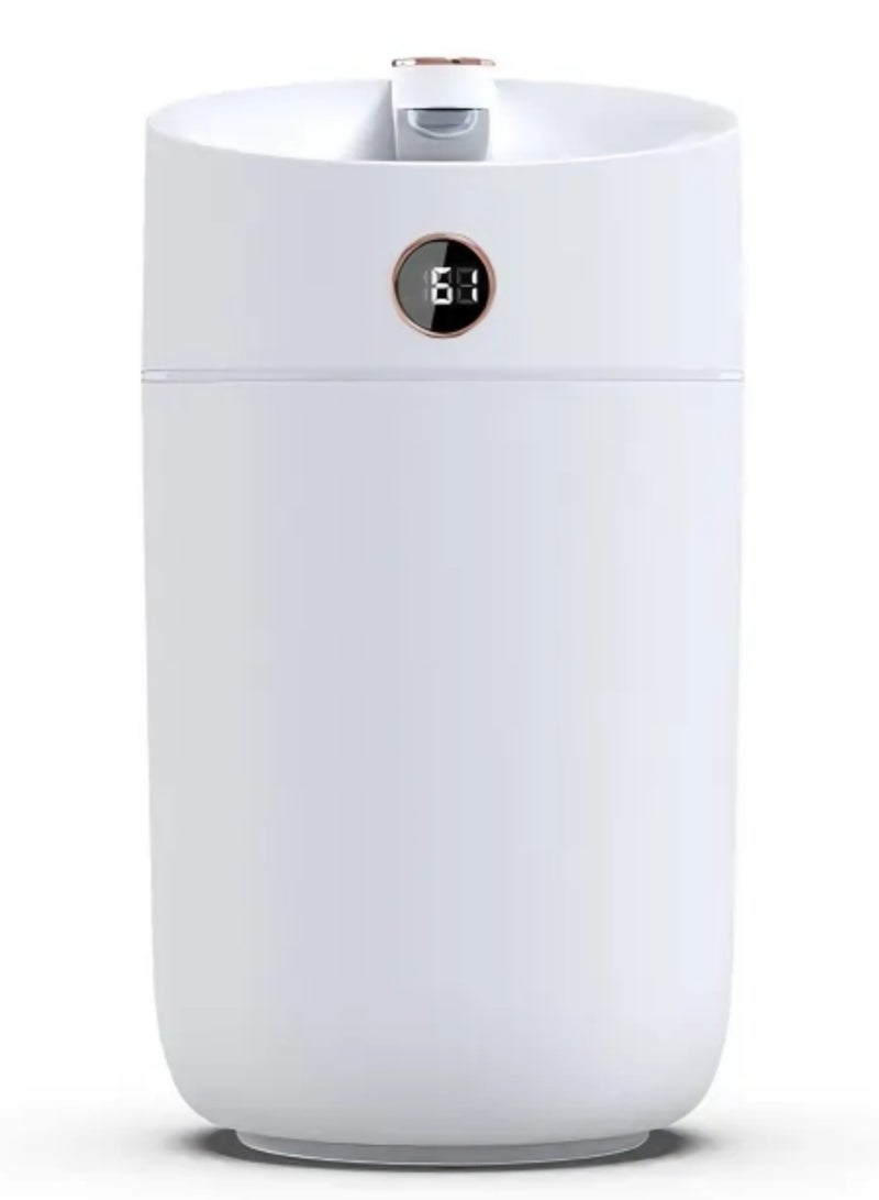 3L Large Capacity Air Humidifier with Real-time Humidity Monitoring Spray Together 7 Colors and 2 Mist Outlets 24-48 Hours Continuous Work for Home Yoga Office  - Image 1
