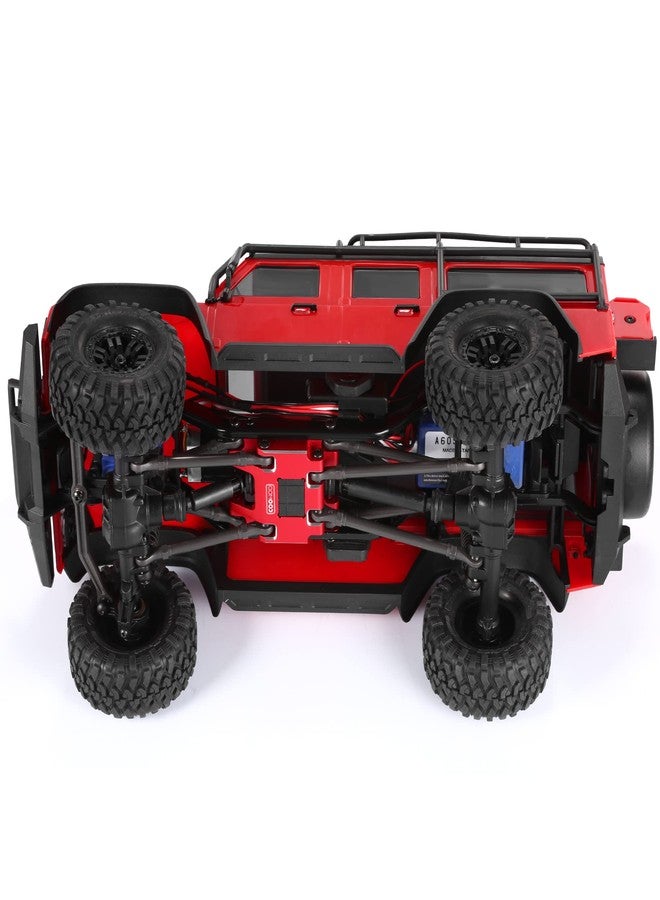 COOWOO RC Transmission Mount, Skid Plate Transmission Mount Upgrade Part for 1/18 TRX-4M RC Crawler Cars, Enhanced Durability and Stability, Made of Aluminum Alloy, Red - Image 5