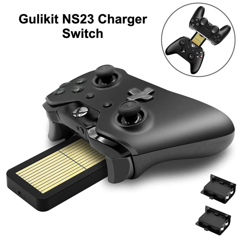 GuliKit Ns23 Charger Charging Dock Station for PS5 PS4 Xbox One Switch Pro Game Controller, Switch - Image 1