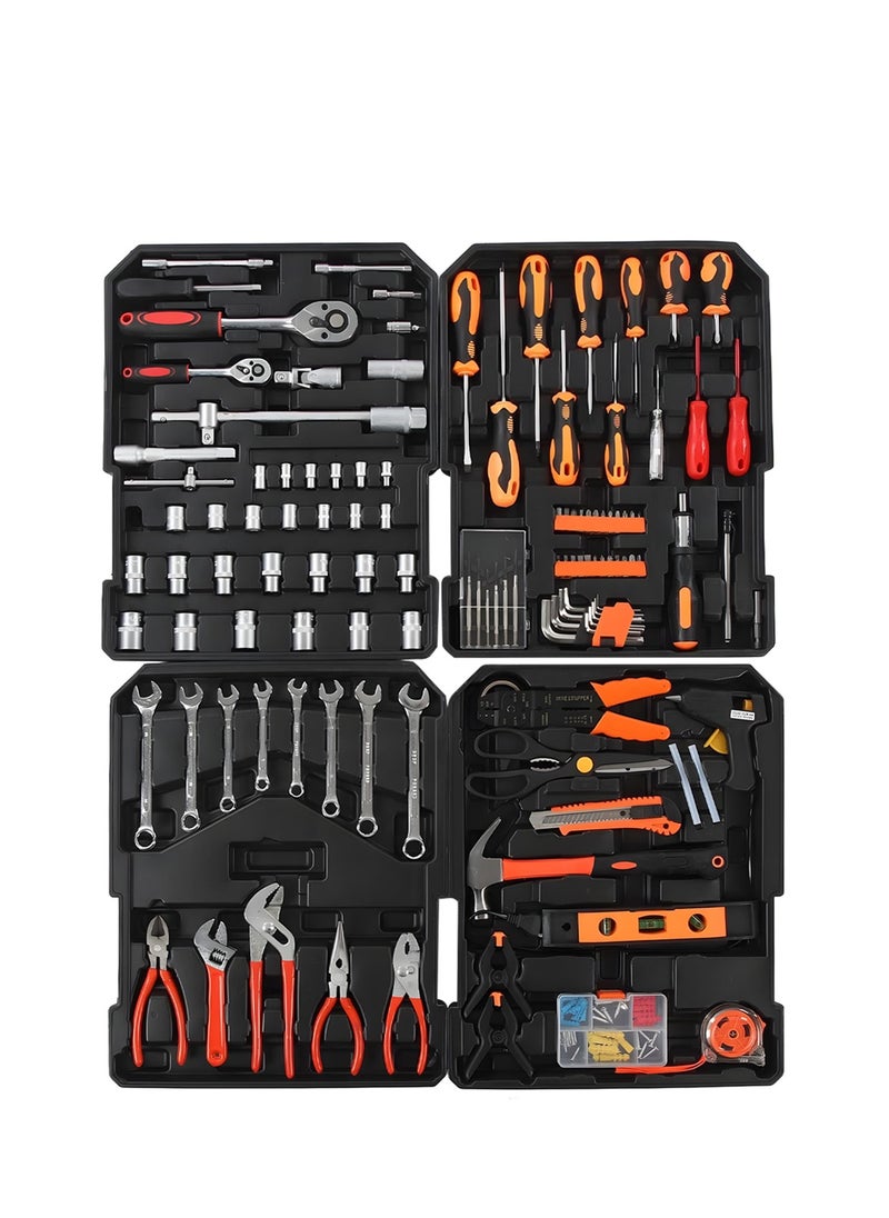Generic - AUTO KING 187 PCS Professional Tool Set, Chrome Vanadium Steel Tools, Combination Wrenches, Trolley Case for Home, Garage, Workshop - Image 1