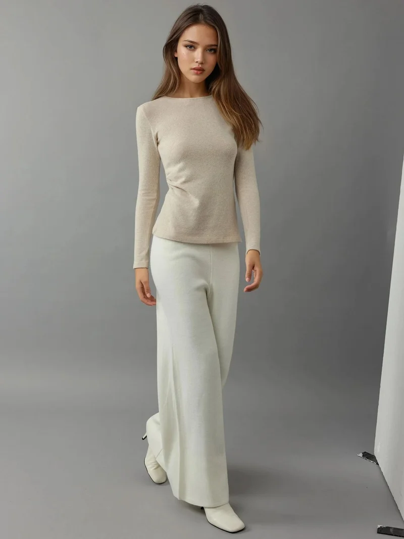 HICCUP Viscose Blended Basic Top