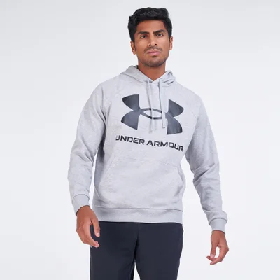 UNDER ARMOUR Men's UA Rival Fleece Big Logo Pullover Hoodie
