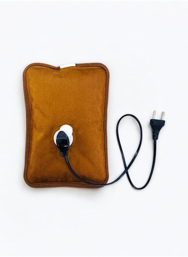 Lifenpure Electric hot water bag for pain relief and muscle relaxation dot brown  - Image 4