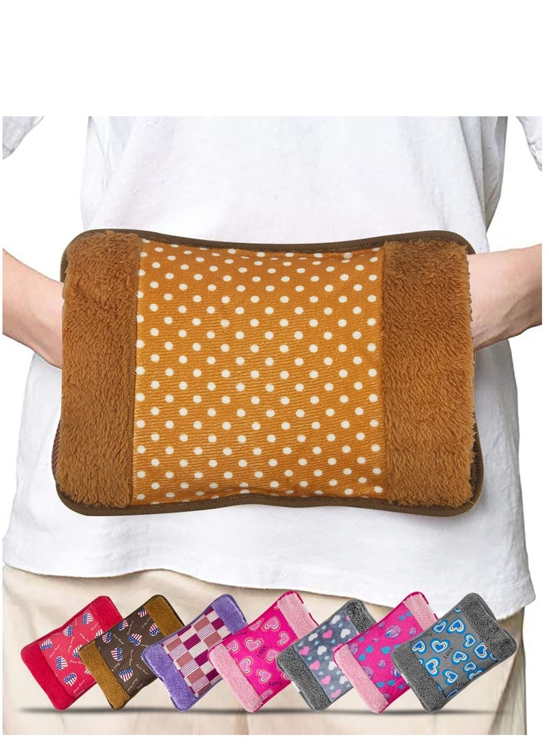 Lifenpure Electric hot water bag for pain relief and muscle relaxation dot brown  - Image 5