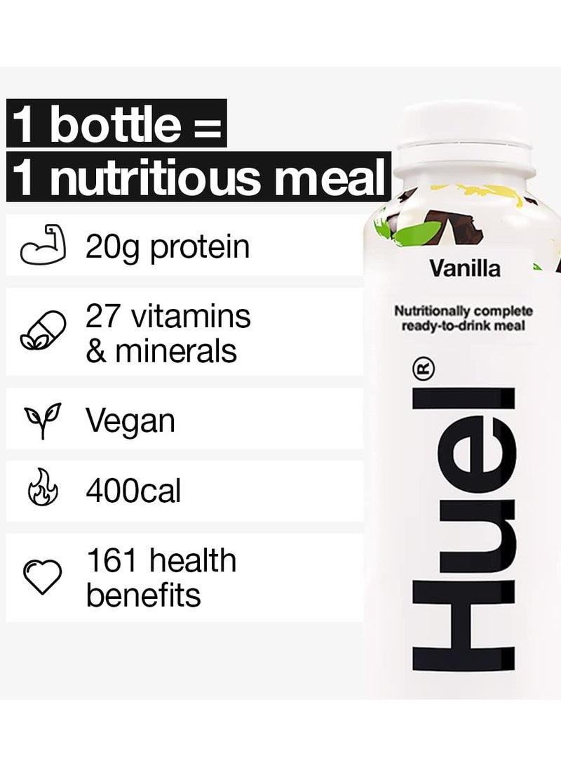 هيلي هويل وجبة كاملة بروتين ميلك شيك بنكهة الفانيليا 500 مل (عبوة من 8 قطع) - Image 2