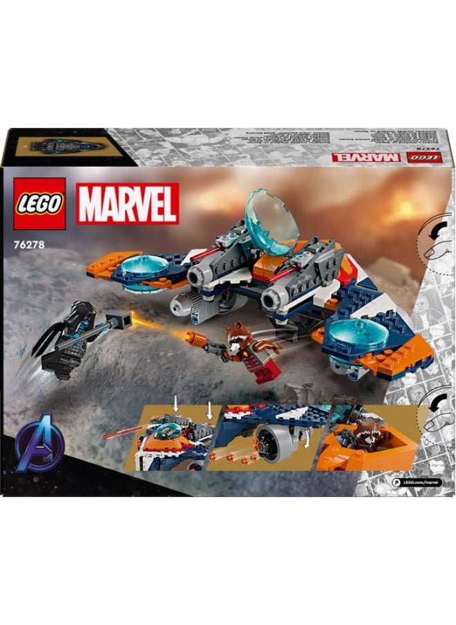 LEGO - 76278 Rocket'S Warbird Vs. Ronan Building Set - Image 1