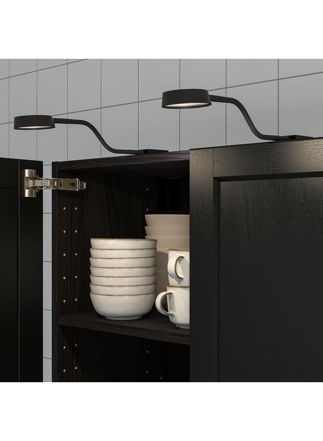 erorex LED cabinet lighting, black/dimmable - Image 4