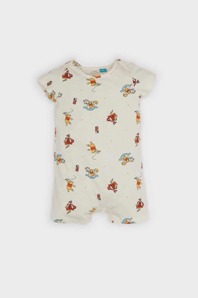 DeFacto Baby Boy Regular Fit Winnie The Pooh Licensed Jumpsuit  - Image 1