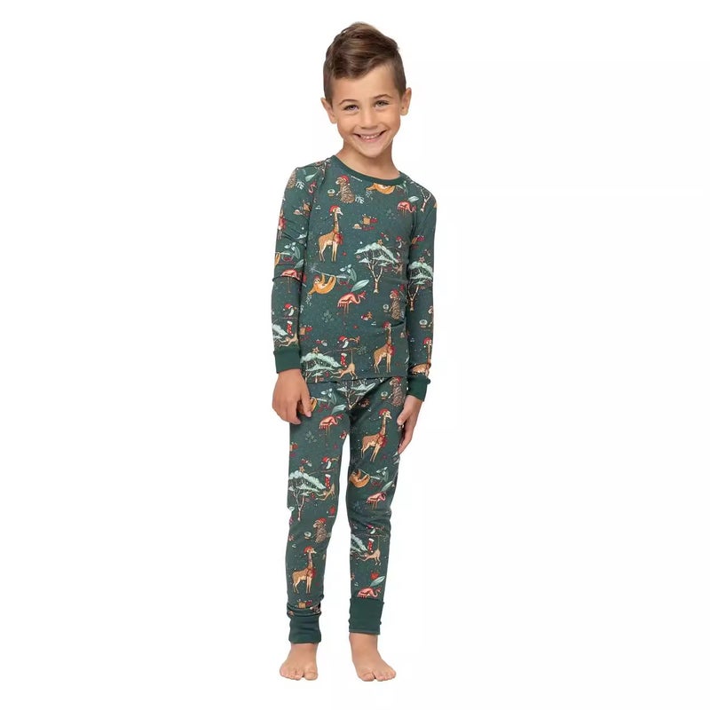 Green Animal Print Family Vest - Image 5