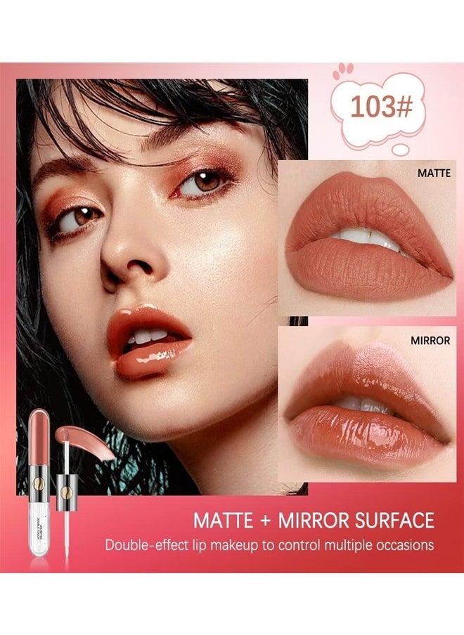 KIKO MILANO Unlimited Double Touch Lipstick 103, With Long Wearing and Water Resistant Formula, Dual-Ended Design Allows For Easy Application and Touch Up, Suitable For Various Occasions, For Girls and Women  - Image 2