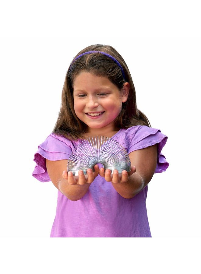 Slinky Just Play The Original Slinky Walking Spring Toy, 3-Pack Metal Slinky, Fidget Toys, Party Favors and Gifts, Toys for 3 Year Old Girls and Boys - Image 2