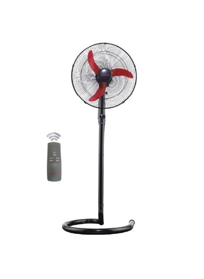 Fresh Ghost 18-inch Stand Fan with Remote Control, 3 Speeds - 3 Blades 50004558