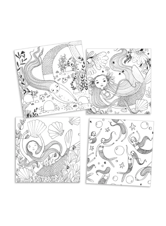 DJECO Under The Sea Colouring Surprises
