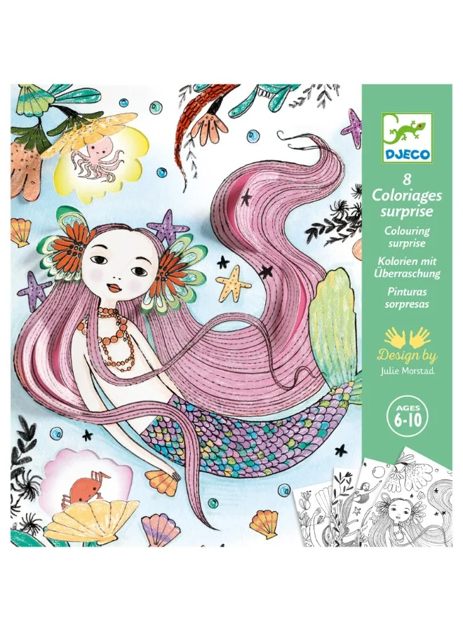 DJECO Under The Sea Colouring Surprises