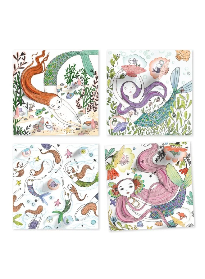 DJECO Under The Sea Colouring Surprises