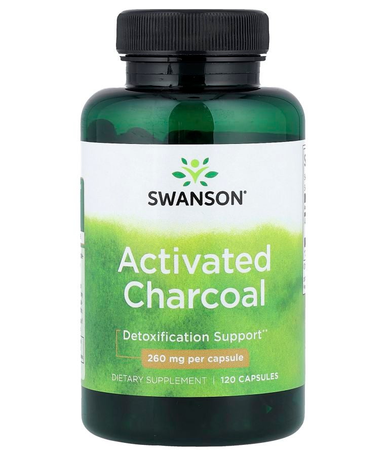Activated Charcoal 260 mg 120 Capsules