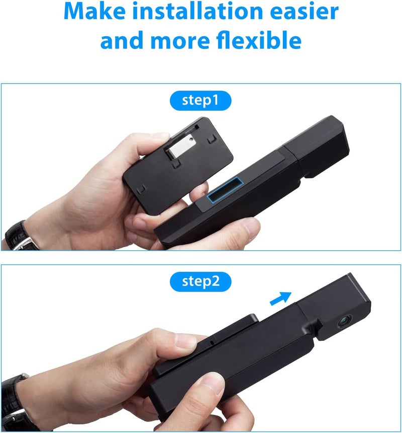 AUTO-VOX Portable Magnetic Wireless Backup Camera Mount for Solar1pro, Car Rear/Front/Side Rear View Camera for Easy Hitching Horse Boat Travel Trailer/RV/Camper/Tractor/New Truck Reverse - Image 2